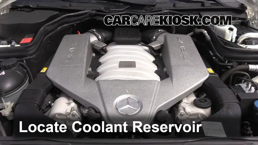 2010 Mercedes-Benz C63 AMG 6.3L V8 Coolant (Antifreeze)